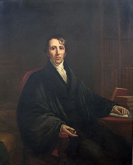William Ellery Channing painted by American artist Henry Cheever Pratt. oil painting picture